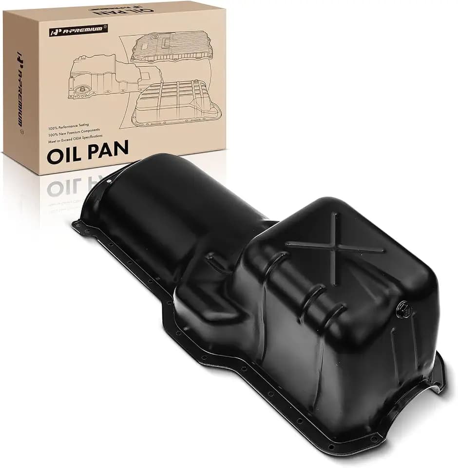A-Premium Engine Oil Pan Sump with Drain Plug