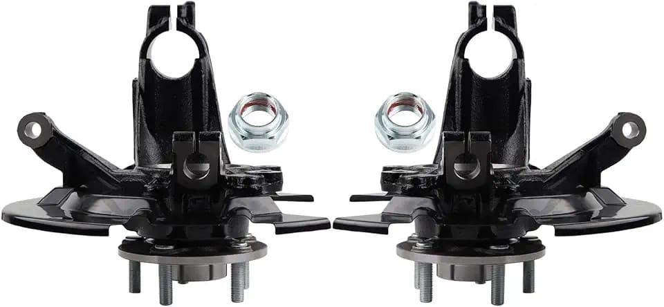 Front Left Driver Side & Right Passenger Side Steering Knuckle Wheel Bearing Hub Assembly Compatible with 2013-2019 Ford Escape, Replace CV6Z3K186B CV6Z3K185B LK143 LK144