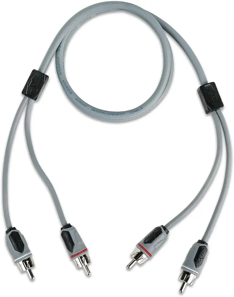 Skar Audio SKM2CHRCA3 3-Foot 2-Channel Marine Grade RCA Interconnects
