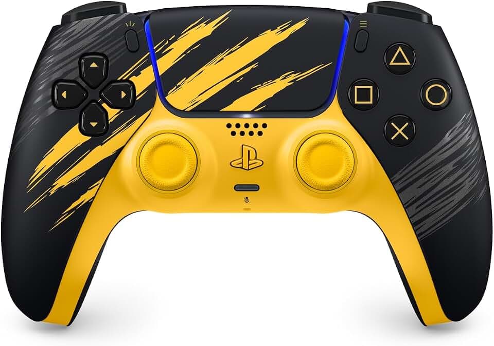 DualSense® Wireless Controller – Marvel’s Wolverine Battle Yellow Limited Edition
