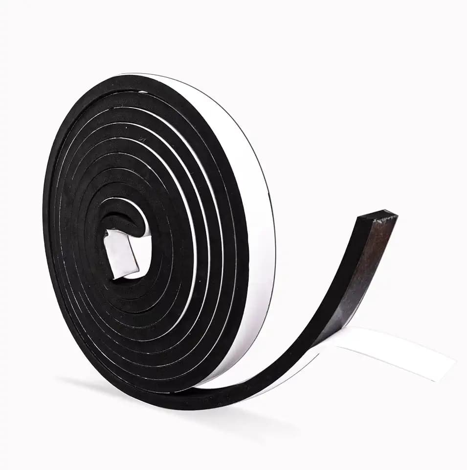 Closed Cell Foam Tape with Self-Adhesive 1/2 inch Wide x 3/8 inch Thick