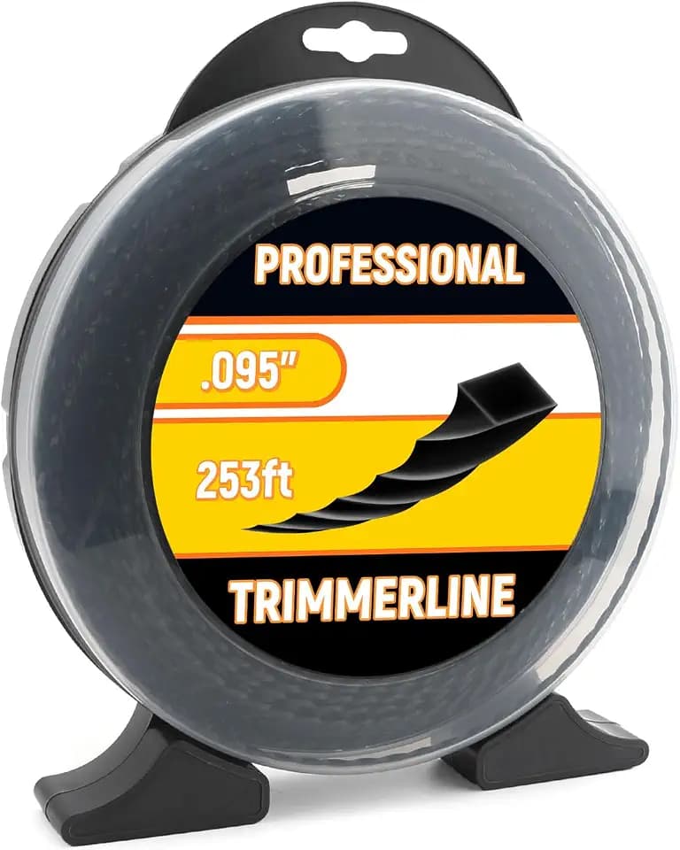 Black Diamond Trimmer Line 253 ft 0.095"Compatible with Echo Lawn Mowers