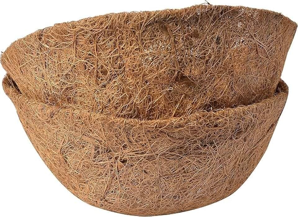 16 Inch Replacement Coco Liners for Hanging Basket(2 Pieces of Pack)