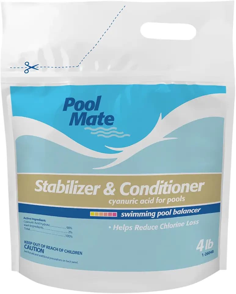 Pool Mate 4-Pounds Premium Pool Stabilizer and Conditioner