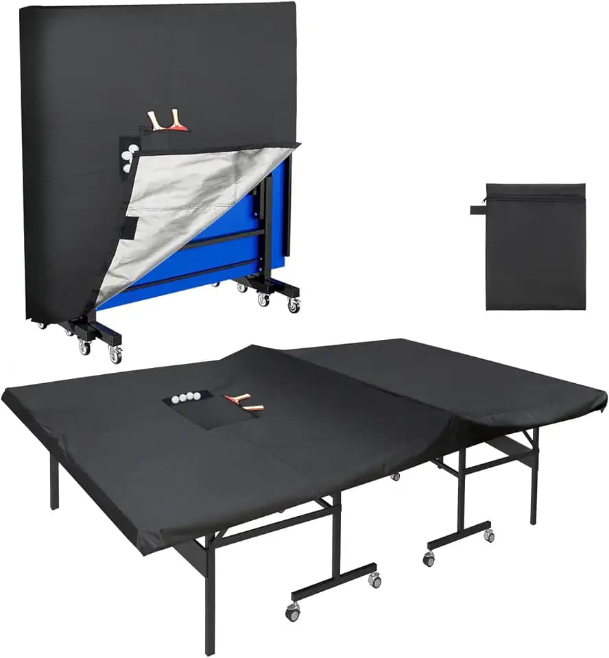 Coolrunner Ping Pong Table Cover, Waterproof Table Tennis Table Cover