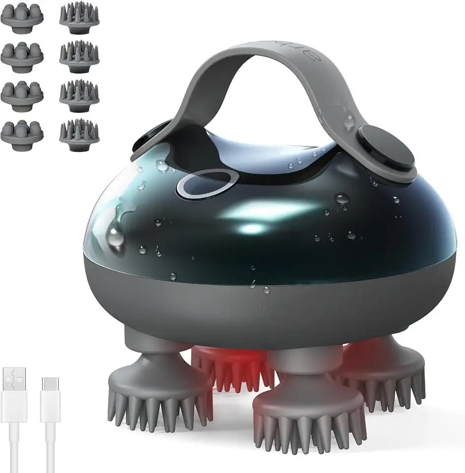 arboleaf Kopfmassagegerät Kopfmassage elektrisch mit 3 Massagemodi Grün