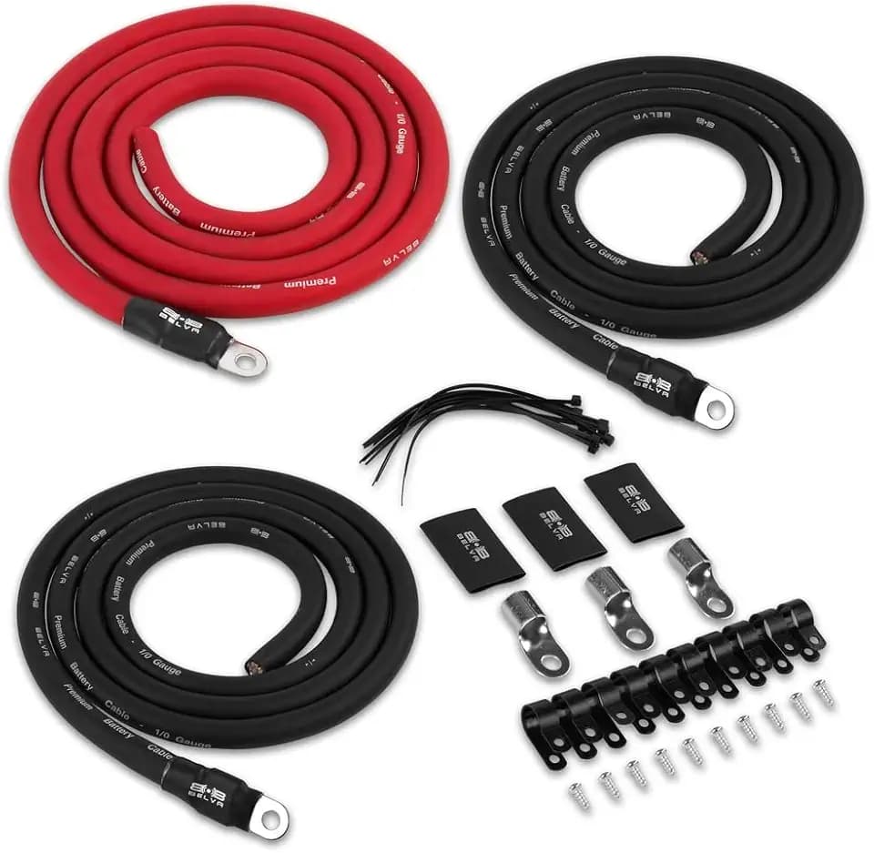 Belva B1/0 AWG Big 3 Upgrade Kit