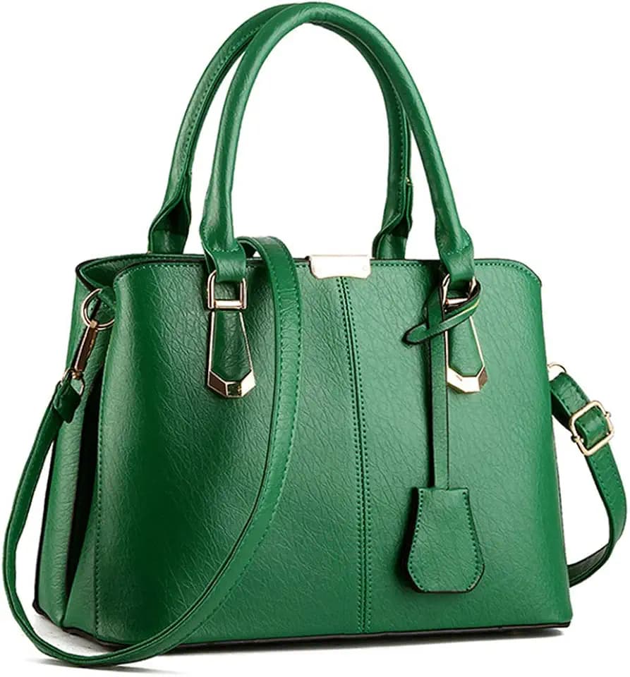 Pahajim Handbags for Women PU Leather Shoulder Satchel Purse Top Handle