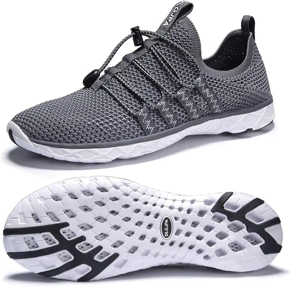 DLGJPA Men's Quick Drying Water Shoes Lightweight Sport Aqua Walk Shoes