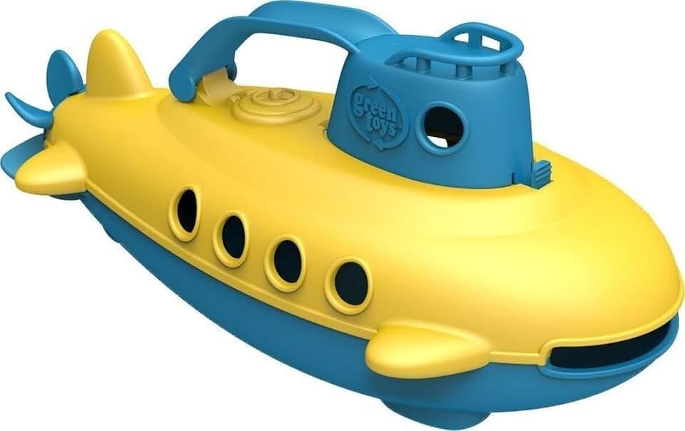 Green Toys 8601032 U-Boot, Badewannenspielzeug, Spielboot, nachhaltiges Badespielzeug für Kinder ab 6 Monaten