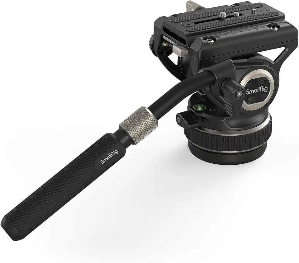 SmallRig DH10 Heavy Duty Tripod Fluid Video Head with Flat Base