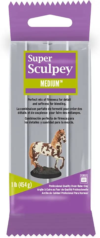 Sculpey Polymer clay, Gray, 15.08 x 7.62 x 3.97 cm