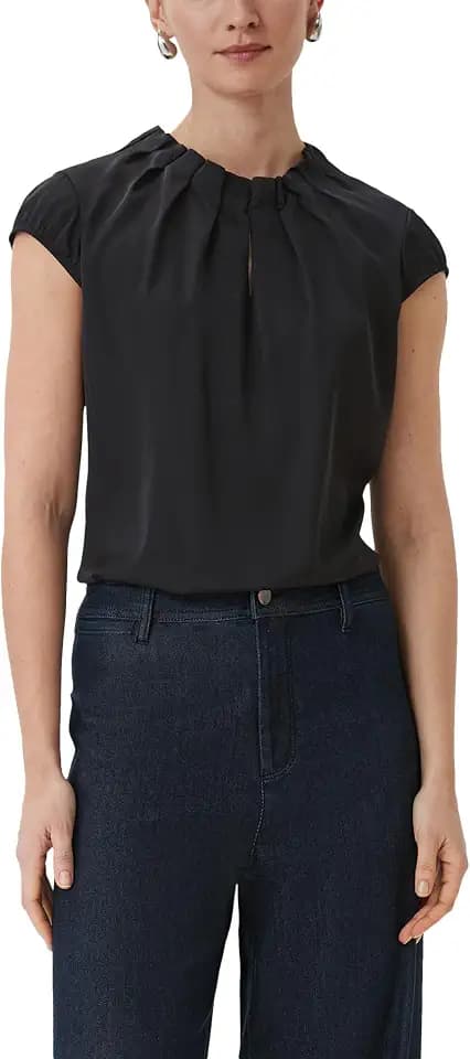 Comma Damen 2147272 Bluse