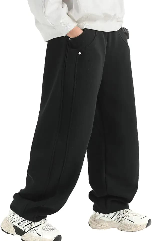SEAUR Cargohose für Jungen, weites Bein, Baggy-Hose, Kinder-Jogginghose für 4–13 Jahre