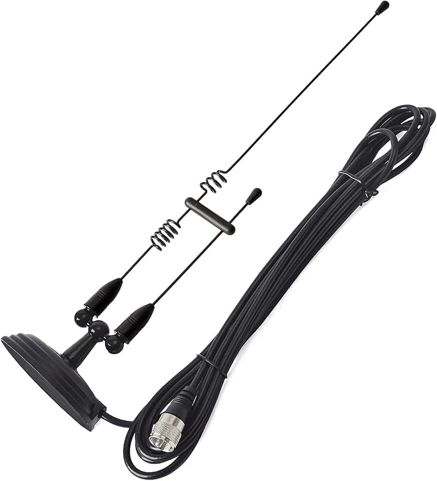 Dual Band Mobile Antenne magnetische Halterung Peitsche 144/430 MHz