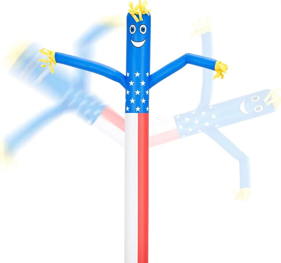 20ft American Flag Inflatable Tube Dancing Man Attachment