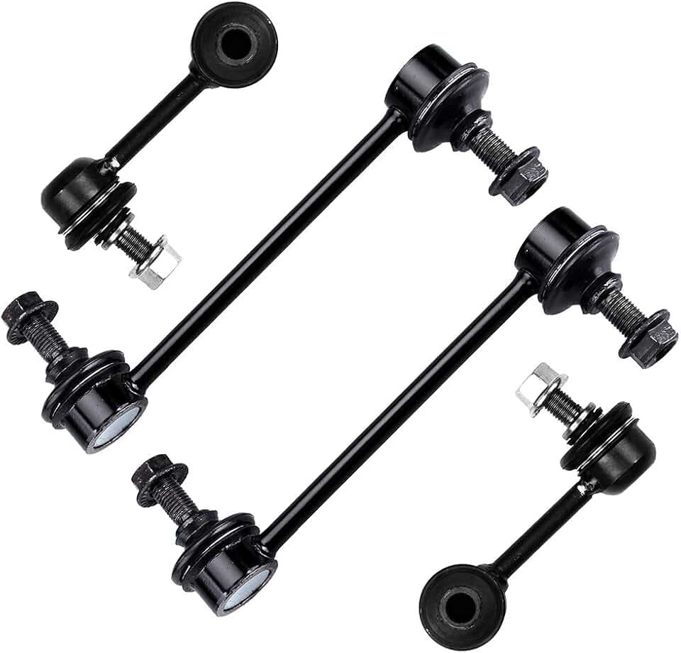 SCITOO 4Pcs Suspension Kit Front Rear Sway Bar Link Fit 2010-2012 For Ford Fusion 2009-2012 For Lincoln Mkz 2010-2011 For Mercury Milan