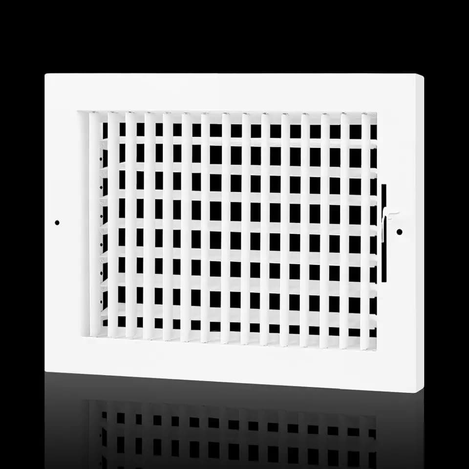 10x8 Adjustable Air Supply Grille Fit 10x8 Duct,Ceiling Register Vent Cover