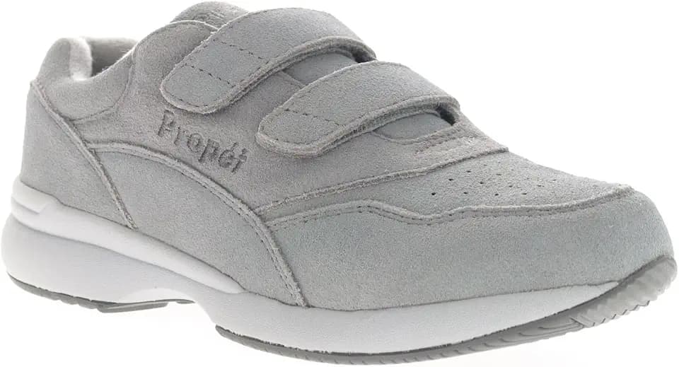 Propet Womens Tour Walker Strap Walking Walking Sneakers Shoes - Black