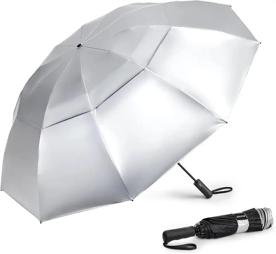 G4Free 46/54/62 Inch Large Golf Umbrella Windproof Reverse Travel Umbrella