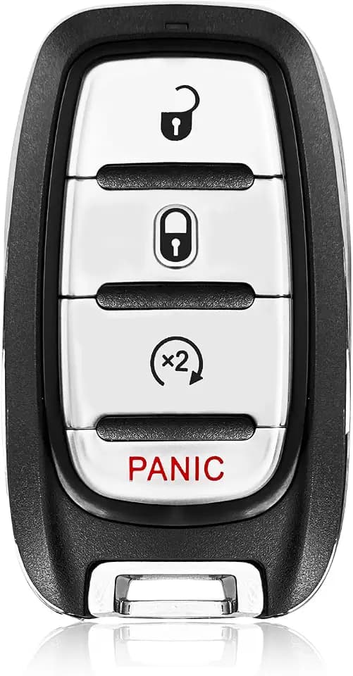 Replacement for 2017 2018 2019 2020 2021 2022 2023 2024 Chrysler Pacifica Voyager Key Fob Remote Control M3N-97395900 4 Buttons 434MHz