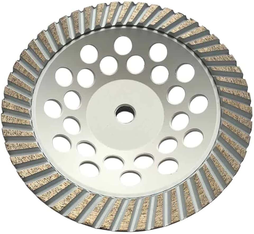 7" Grinding Wheels for Concrete, Granite, and Marble, #80/100 Grit