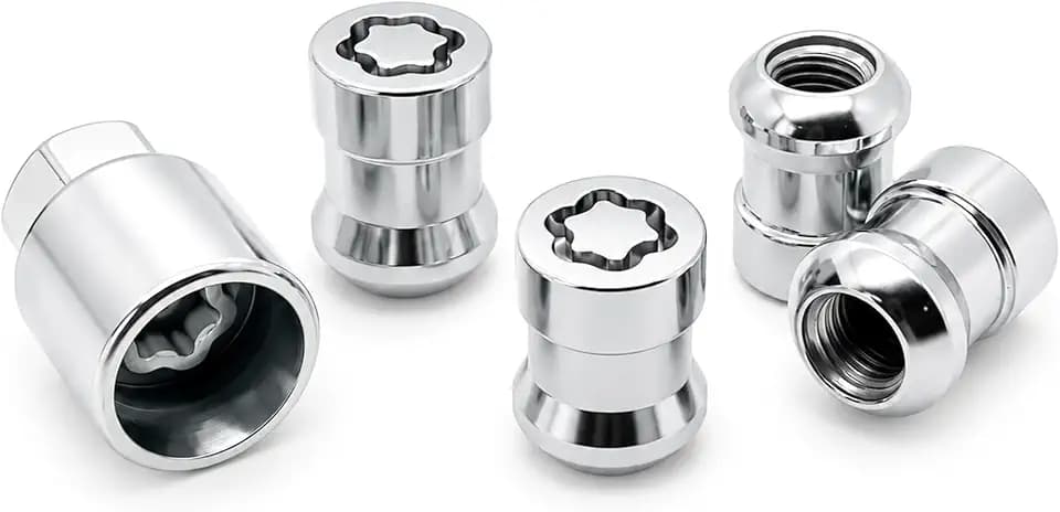 Wheel Lock Lug Nut Set, Nuts Set with Key, Anti-Theft Honda Wheel Locks Compatible with 2007-2025 Honda CR-V, 2016 Civic, 2008-2012 Accord, Replaces 08W42-SCV-101, 08W42-SCV-102, 08W42-SCV-100