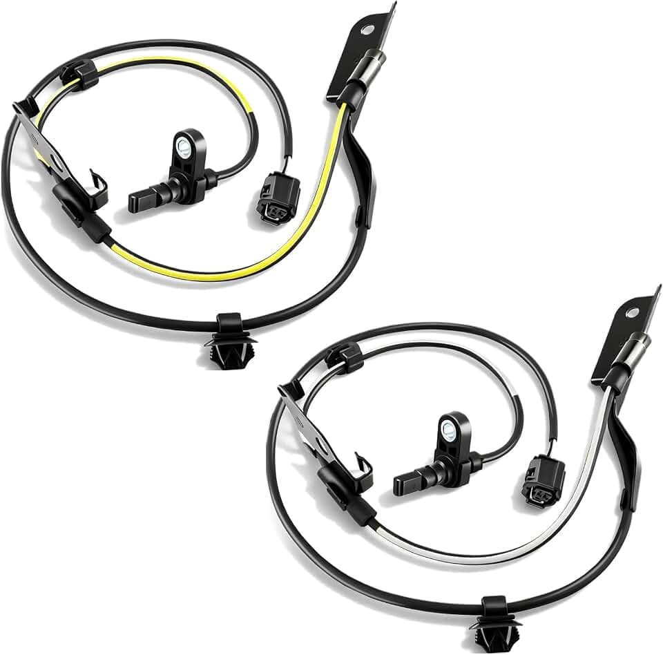 Front ABS Wheel Speed Sensor 2Pcs Fit for 2006-2018 Toyota Rav4 Replace 8954242050 8954342050 Front Left & Right ABS Sensor ALS2319 ALS2320
