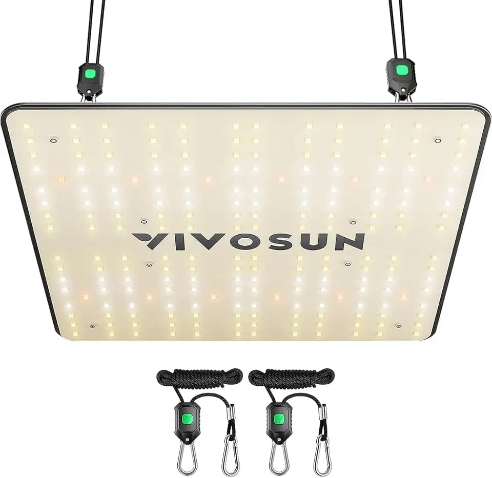 VIVOSUN 100W Pflanzenlampe LED Vollspektrum Dimmbar und IP65