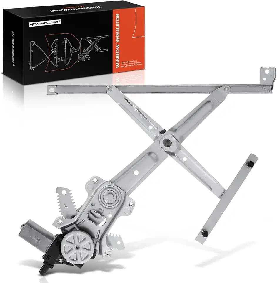 A-Premium Front Passenger Side Power Window Regulator with Motor (2-Pin)