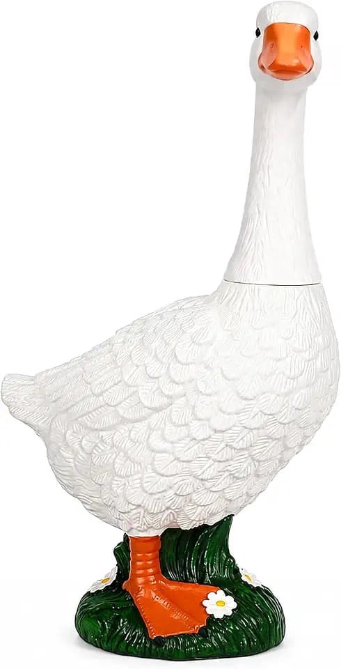 Porch Goose 23" Plastic Large Porch Statue Outdoor Front Garden Decor