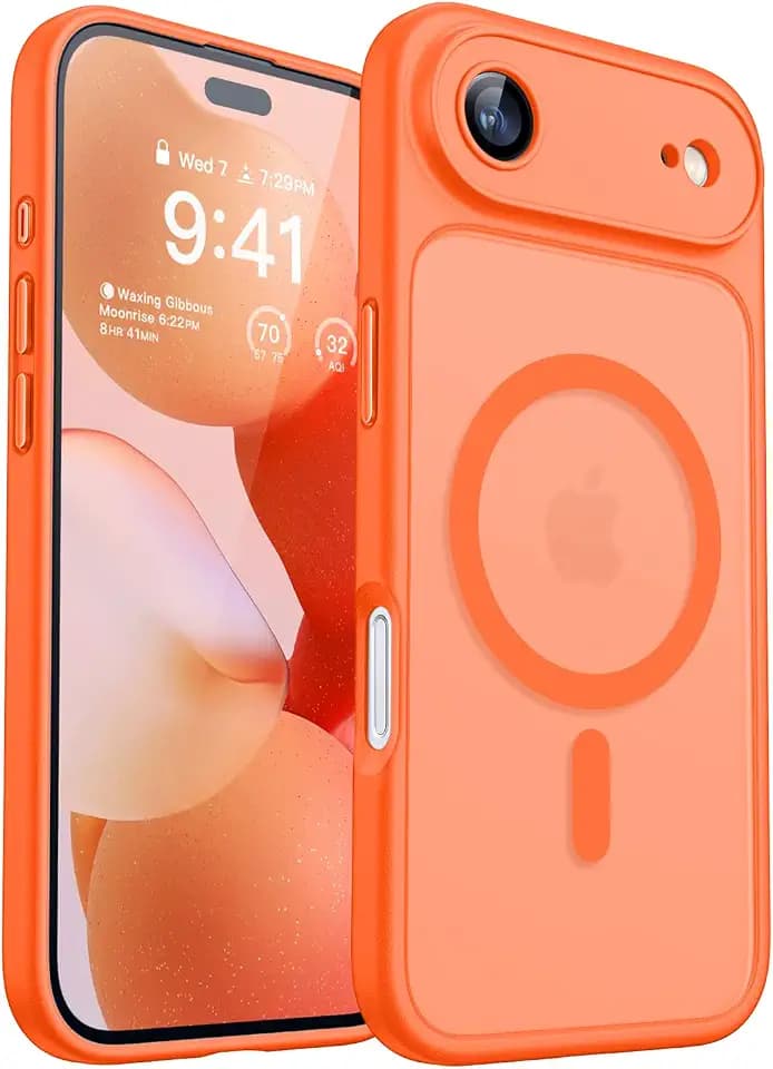 CANSHN Magnetic Compatible with iPhone Air Case, Orange