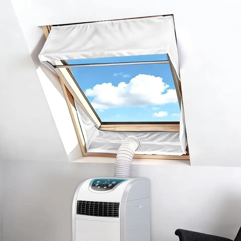 Dachfenster Klimaanlage Abdichtung 2x190cm für Mobile Klimageräte