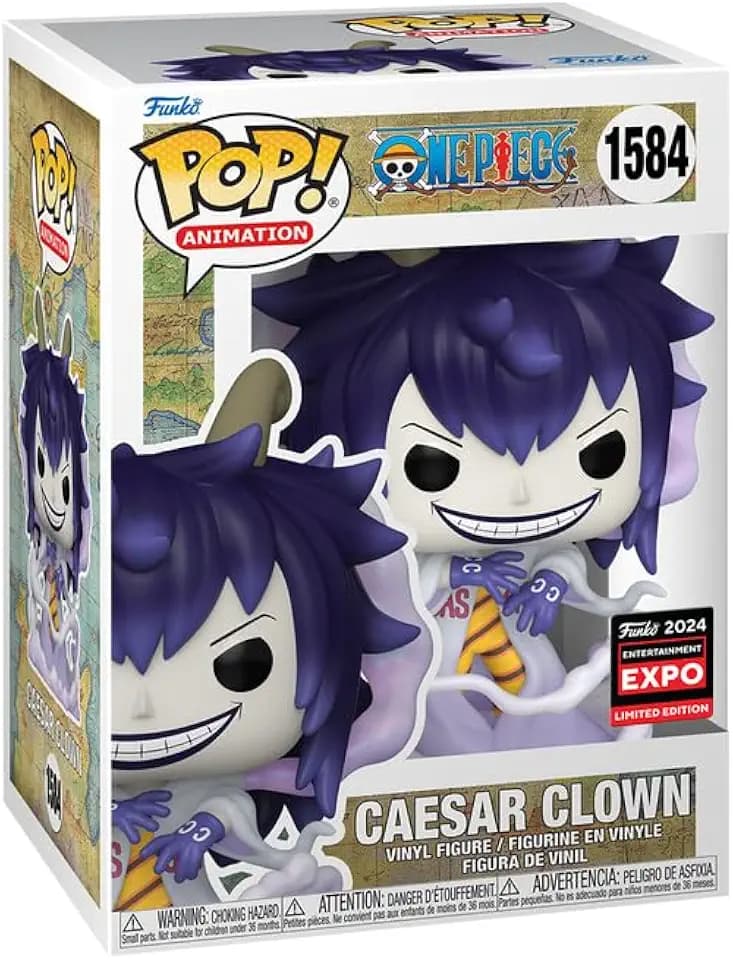 Funko Pop! Animation: One Piece - Caesar Clown (2024 Limited Edition Entertainment Expo Shared Exclusive)