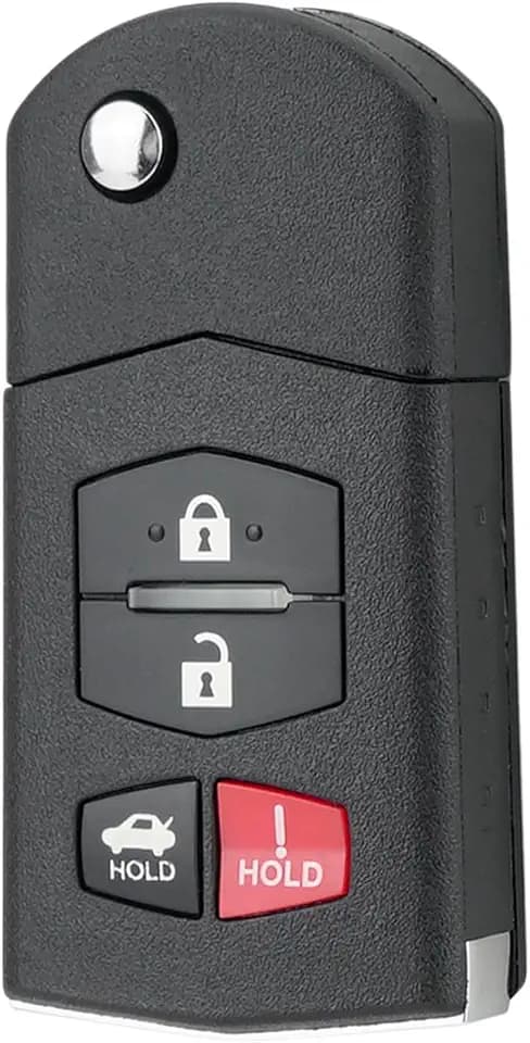 for Mazda Key Fob Replacement Remote Key Fit for 2010 2011 2012 2013 Mazda 3 Sedan Mazda 6 Mazda CX-9 Mazda MX-5 Miata Keyless Entry Remote Fob with Blade BGBX1T478SKE12501