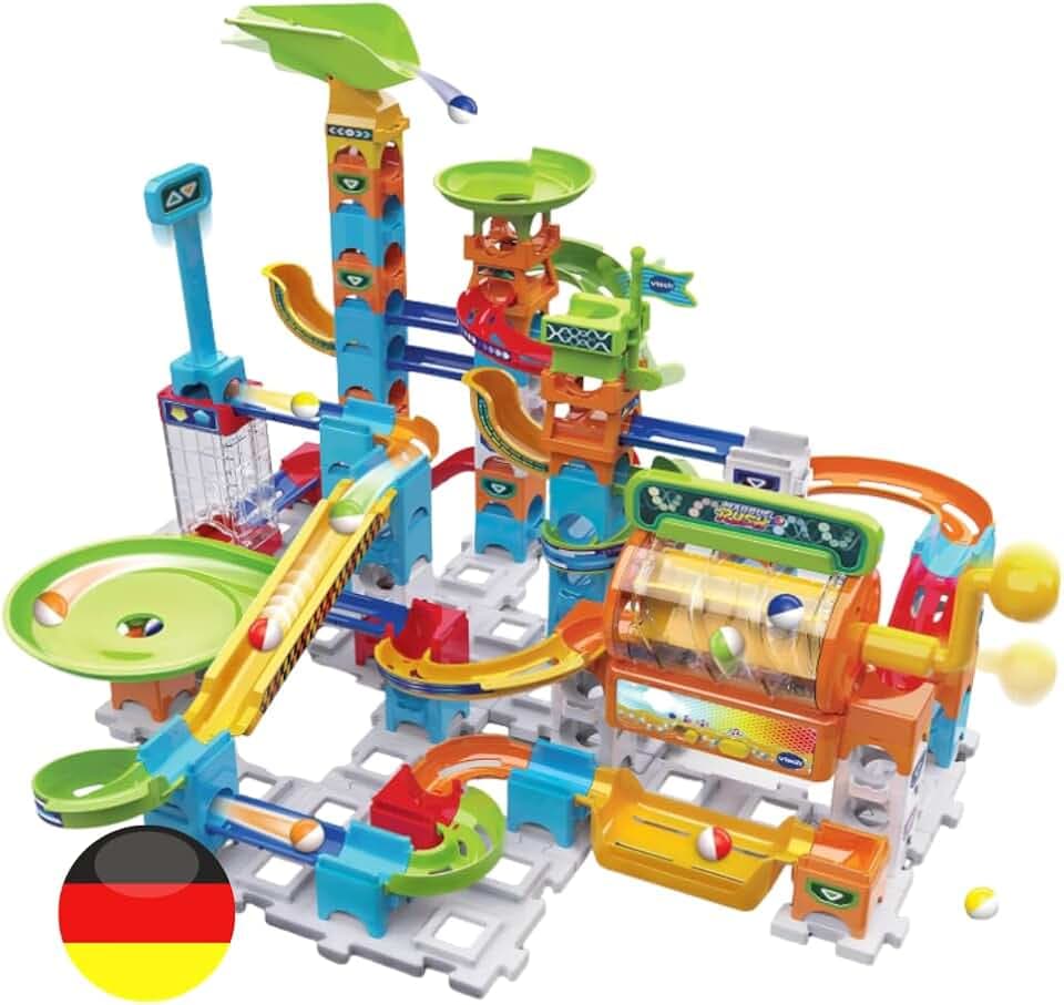 VTech Marble Rush Super Action Set L100 - Interaktive Kugelbahn