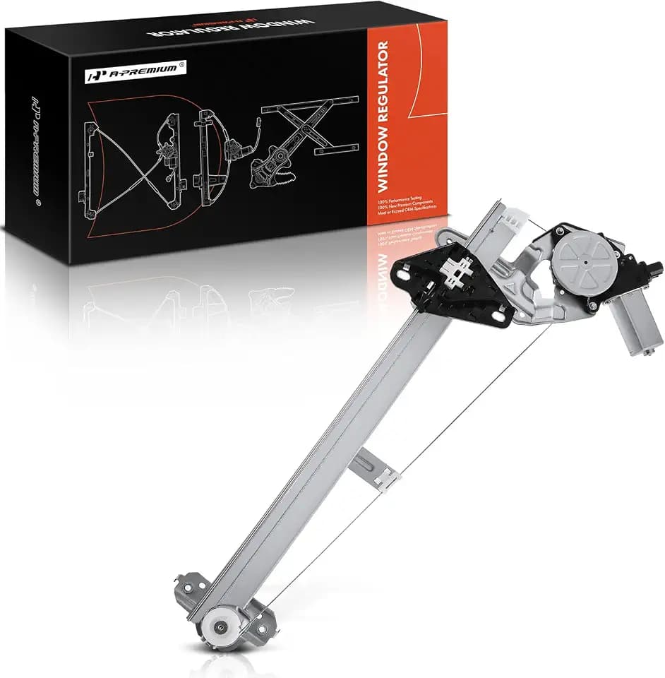 A-Premium Front Driver Side Power Window Regulator with Motor (6-Pin)