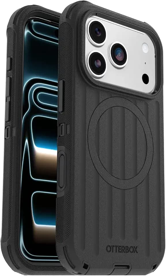 OtterBox Defender Pro MagSafe Hülle für iPhone 18 Pro/17 Pro, Schwarz