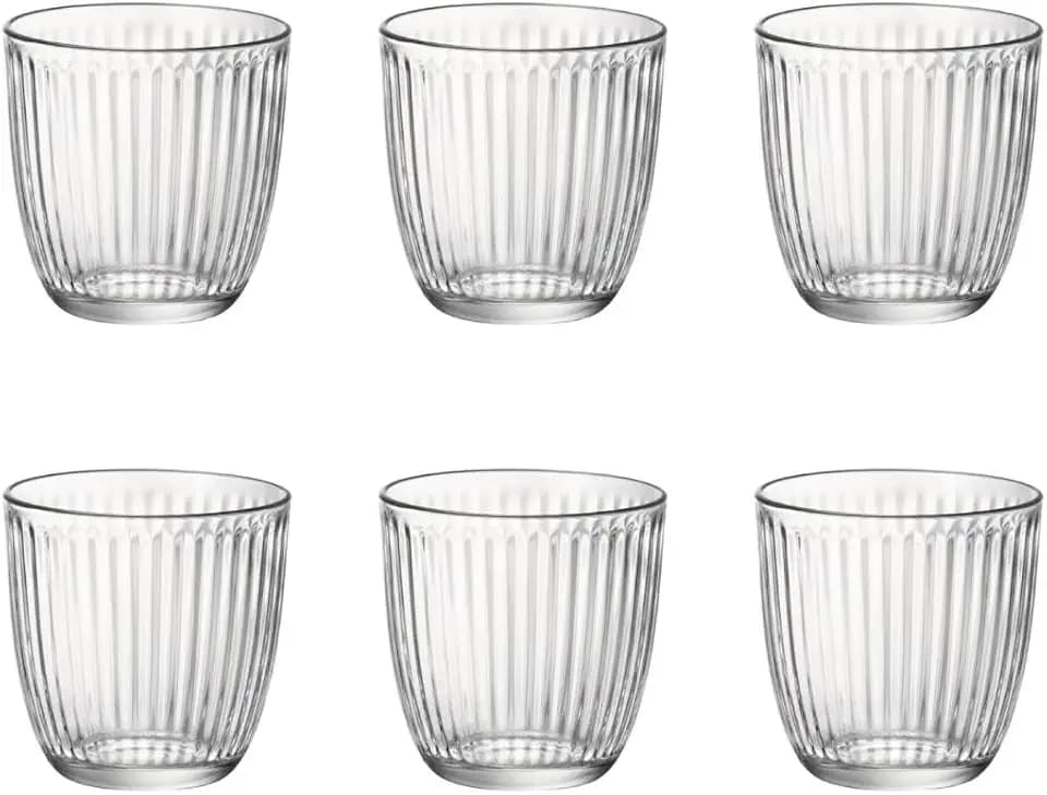 Bormioli Rocco & Figlio Bicchieri Acqua Line, Transparent, 6 unità (Confezione da 1)