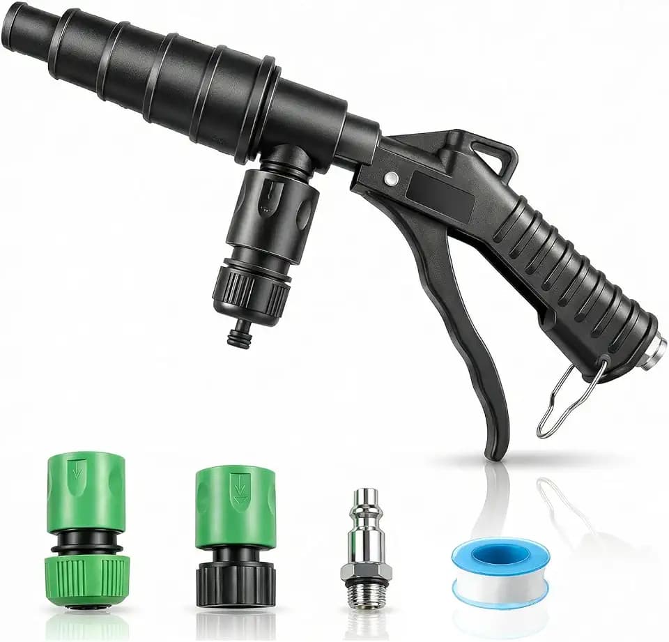 Coolant Flush Gun, Heater Core Flush Kit for 19-40mm Hoses