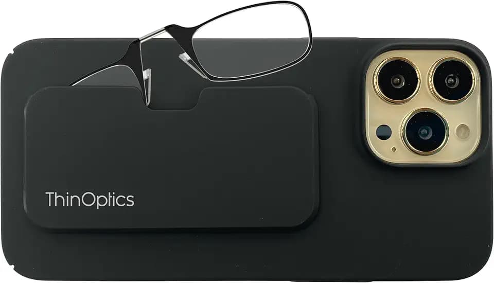 ThinOptics Slimline Iphone Case + Rectangular Reading Glasses