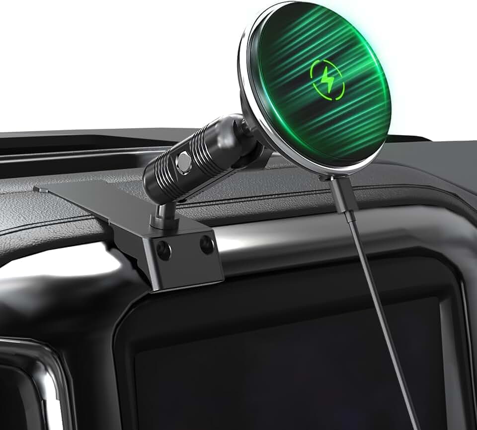 Wireless Charger Phone Mount for 2019-2026 Chevy Silverado GMC Sierra