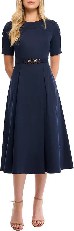 Shoshanna Women's Castell Cotton Sateen Cheryl Dress