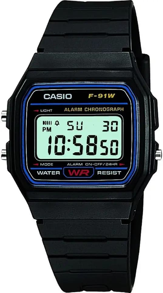 Casio Collection Unisex Digital Armbanduhr F-91W