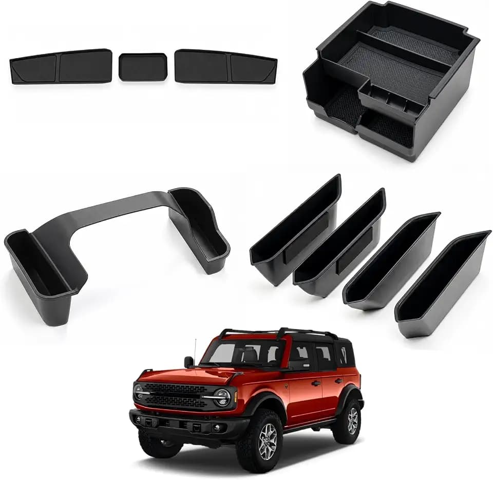 Mabett Storage Organizer Set for 2025-2026 Ford Bronco Automatic
