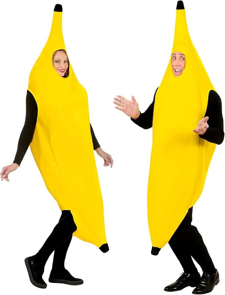 W WIDMANN MILANO Party Fashion - Bananen Kostüm Erwachsene