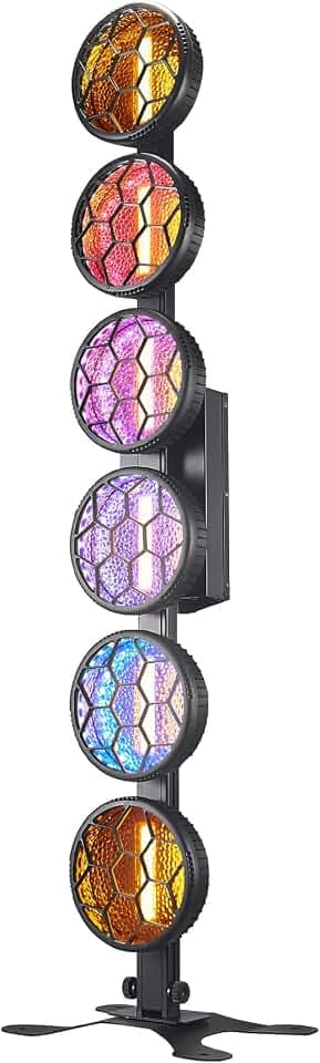 6X50W RGB 3-in-1 Dmx512 LED Linear Retro Light, bar, Nightclub, Stage, Concert Background, Flashing Effect Retro Light