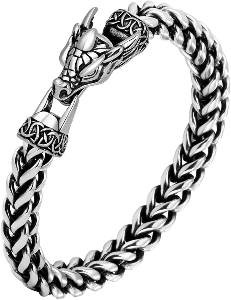 Stainless Steel Heavy Chain Bracelet Multiple Style Collection