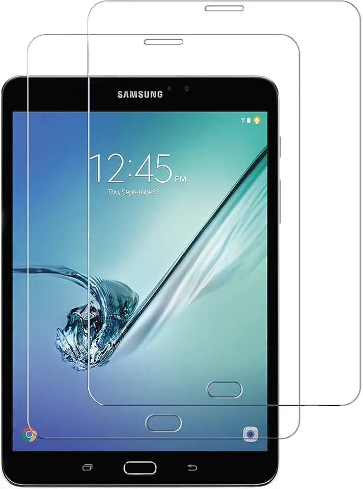 [2 Stück] Schutzfolie Kompatibel mit Samsung Galaxy Tab S2 T719 T715,Displayschutzglas für Samsung Galaxy Tab S2 8.0 Zoll [0.33mm, 9H, Ultra-klar]