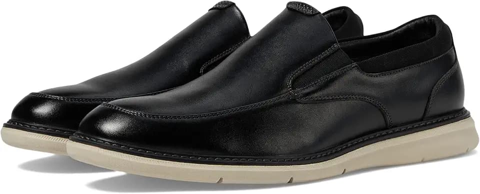 Nunn Bush Chase Moccasin Toe Slip-On Lightweight Contemporary Loafer